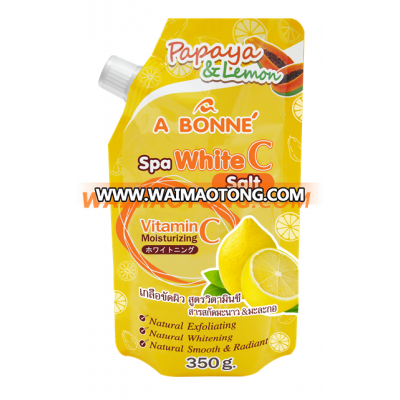 A Bonne' Spa White C Salt Whitening Body Scrub 350 g.